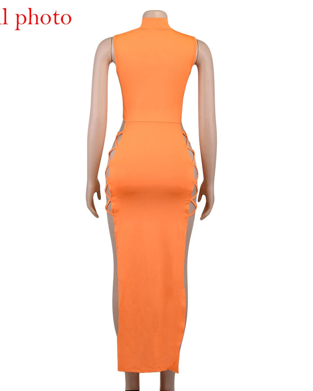Cryptographic Elegant Black Sleeveless Bandage Sexy Dress for Women Club Party Backless Tank Dresses Skinny Fashion Summer 2025