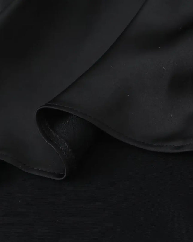 TRAFZA New Fashion Woman Party Evening Slip Prom Dress Female Satin Long Dress Sexy Sleeveless Backless V-neck Sling Midi Dress