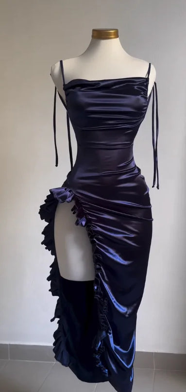 dress Europe and the United States explosive new cross-border dress summer senior sense Y2K sexy halter Spice Girl dress