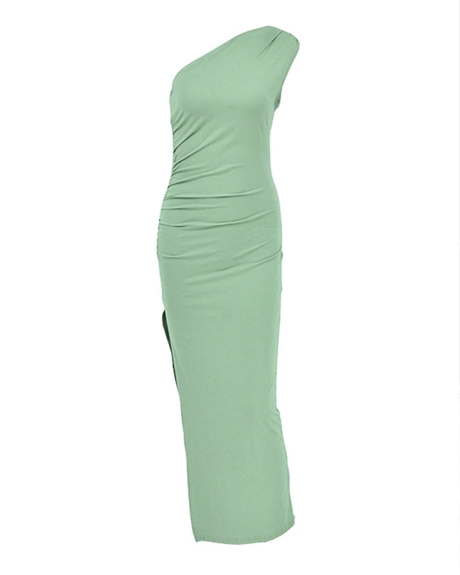 Summer Maxi Dress Women Sexy Split Fashion Sleeveless Backless Slim Dress Female Casual Streetwear Club Elegant Party Dresses