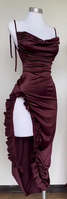 dress Europe and the United States explosive new cross-border dress summer senior sense Y2K sexy halter Spice Girl dress