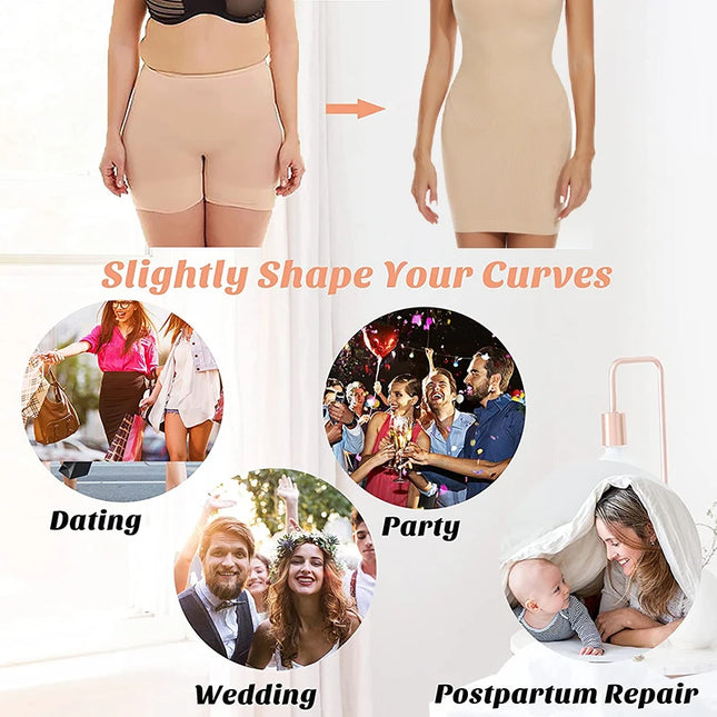 FITTOO Suspender Dress Women Body Shaper Tummy Control Sleeveless Skirt Slimming Waist Tops Female Streetwear Sexy Female New