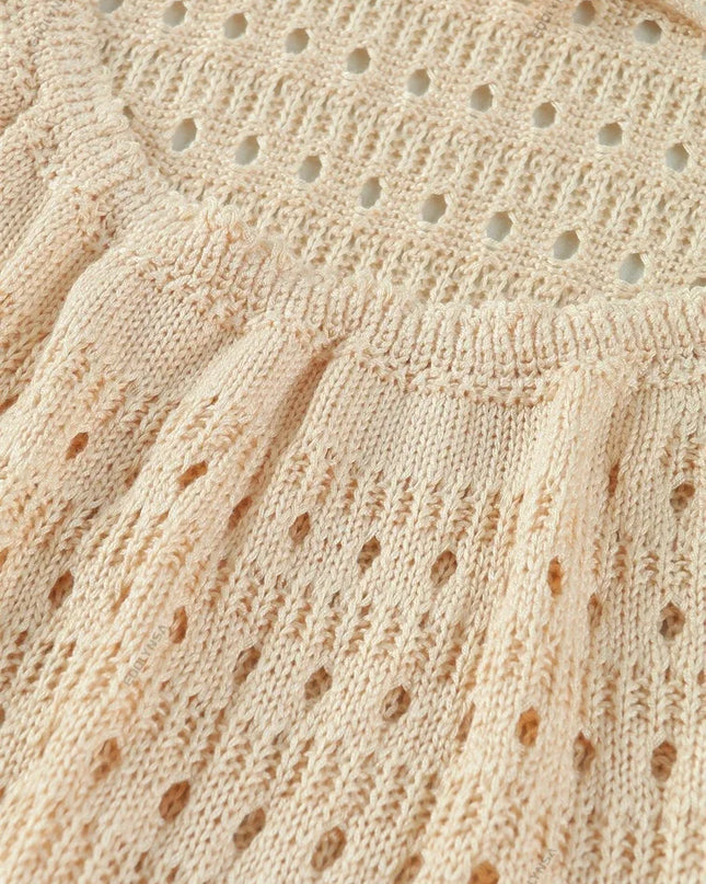 Sexy Knit Cut Out Tassel Spaghetti Strap Bodycon Beach Maxi Dress Summer Women's Holiday Club Party Outfit Swimsuit Cover Up K10