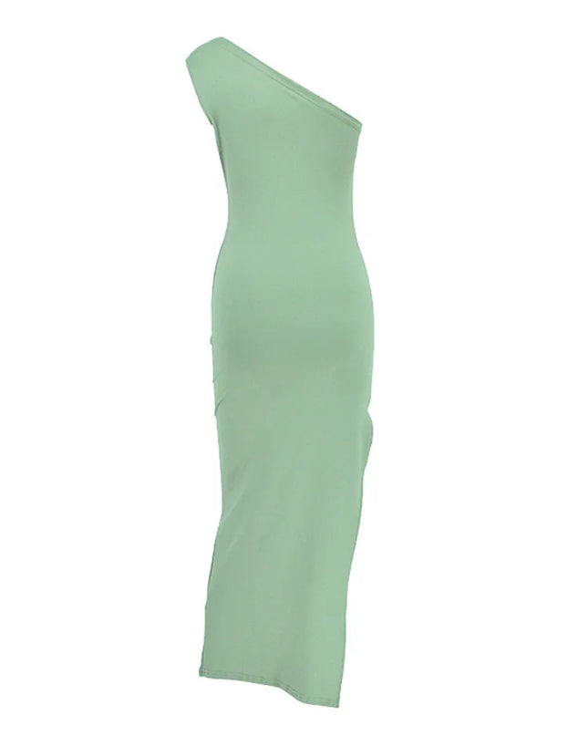 Black Maxi Dress Women Elegant Party Summer Fashion Sexy Split Sleeveless Backless Dress Off Shoulder Streetwear Club Slim Dress