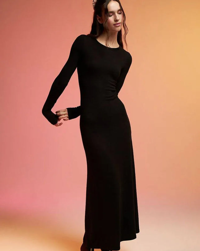 Tossy Knit Vest 2 Piece-Set Maxi Dress For Women Cover up Summer Beach Holiday See-Through Clothes Female Knitwear Long Dress